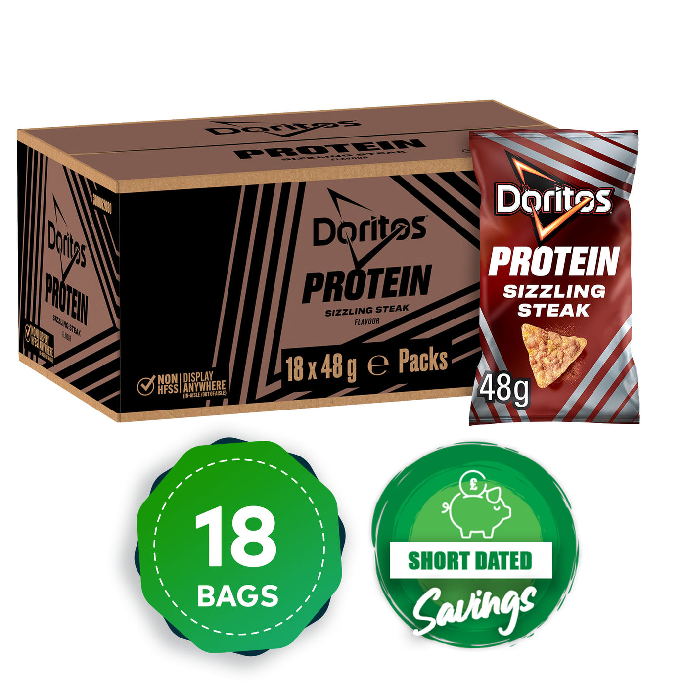 Doritos Protein Sizzling Steak 18x48g - Image 10