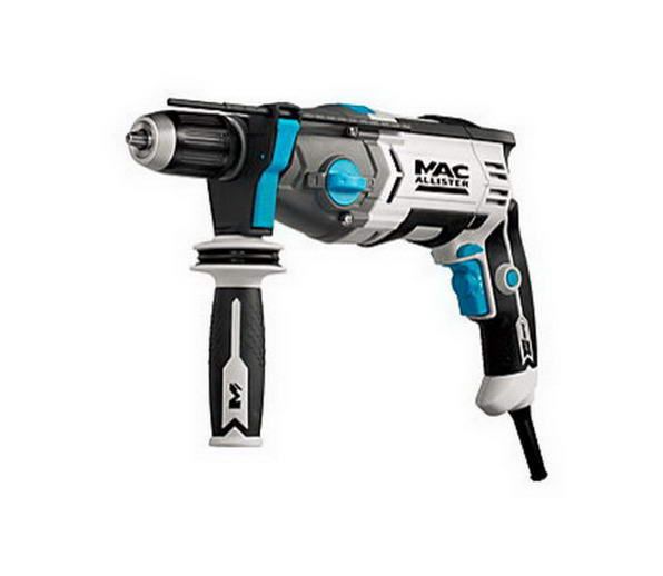 Mac Allister Hammer Drill SDS Plus Corded MEHD900 Auxiliary Handle 900W 240V - Image 1