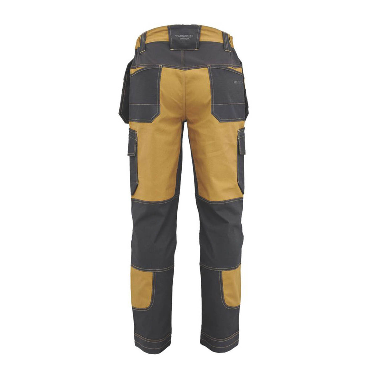 DeWalt Work Trousers Mens Regular Fit Brown Gray Multi Pockets Cargo 34W 31L - Image 6