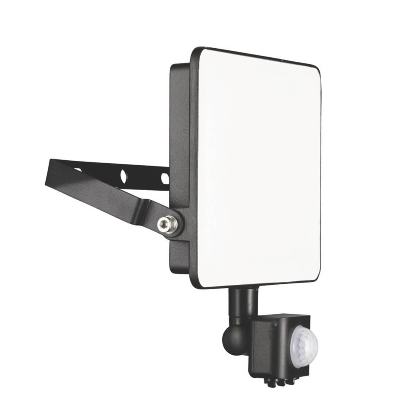TCP  Indoor & Outdoor LED Floodlight With PIR Sensor Black 50W 8000lm - Image 2