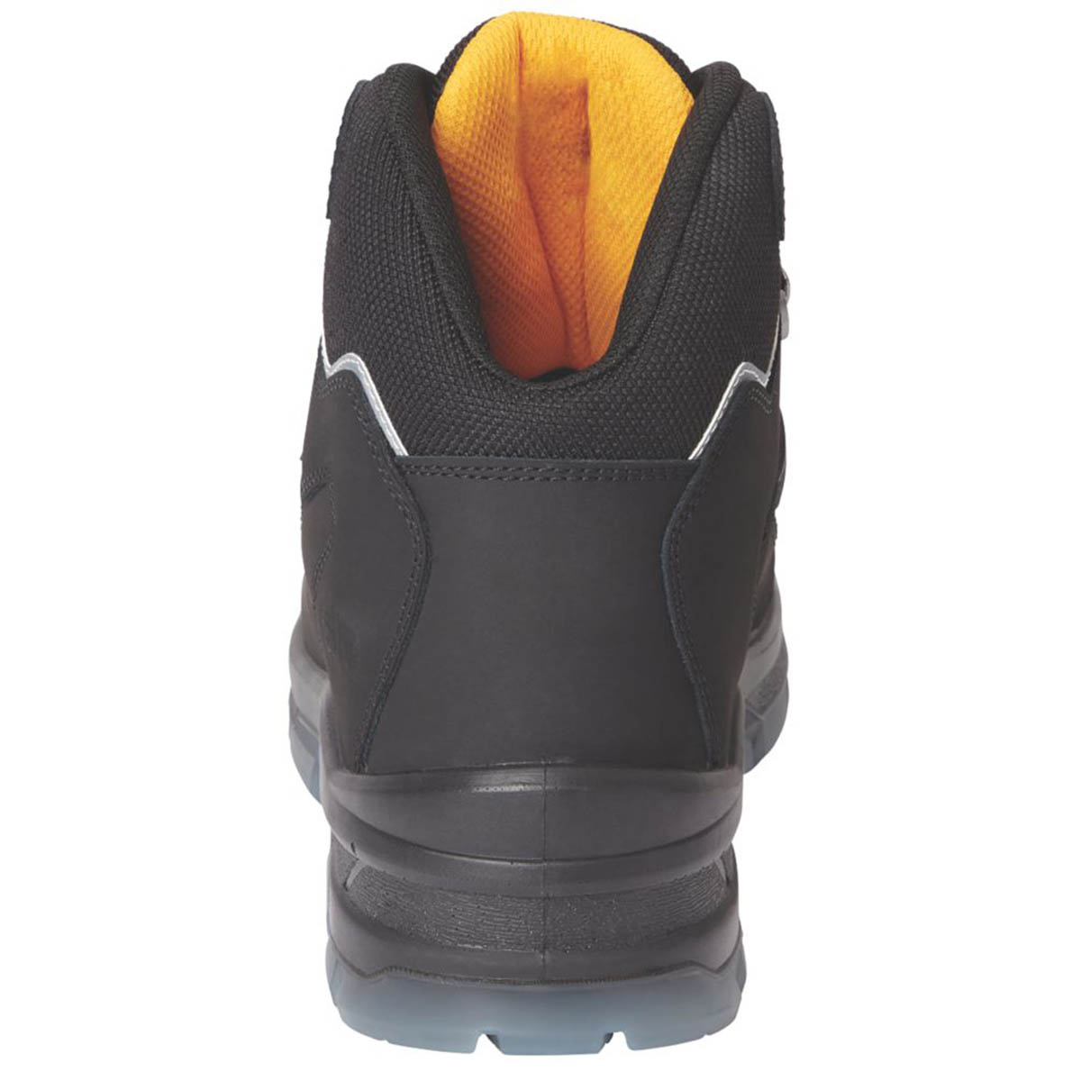 Site Safety Boots Men's Standard Fit Black Leather Waterproof Steel Toe Size 9 - Image 4