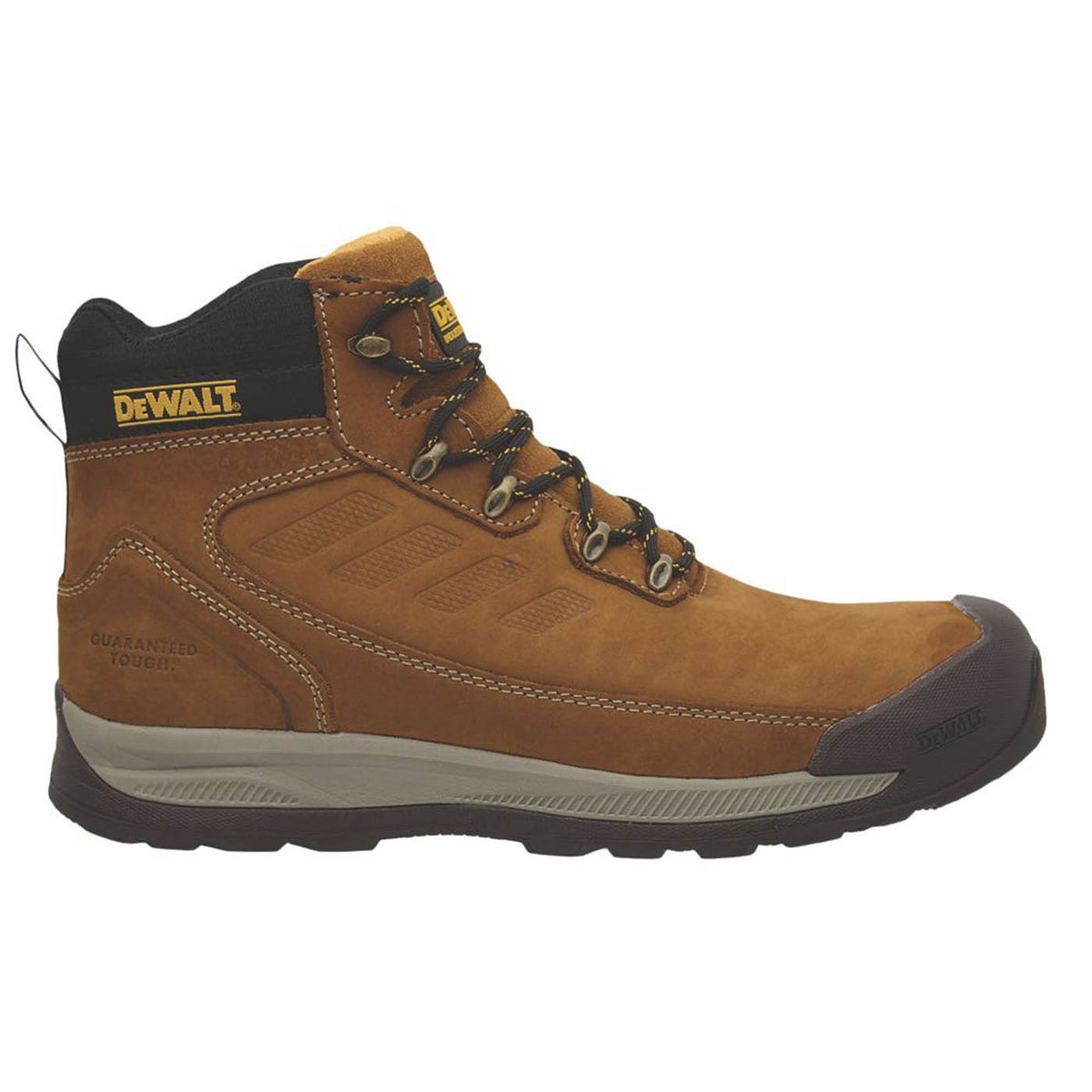 DeWalt Safety Boots Mens Standard Fit Brown Leather Steel Toe Cap Size 11 - Image 2