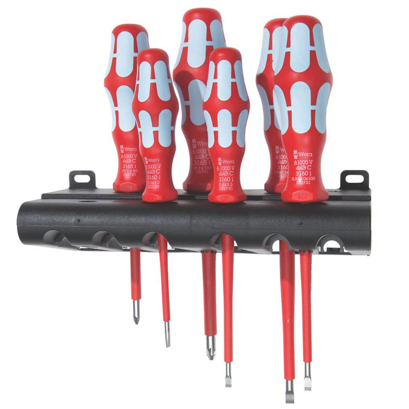 Wera Screwdriver Set Kraftform Plus Mixed  VDE Lasertip 6 Pieces - Image 1