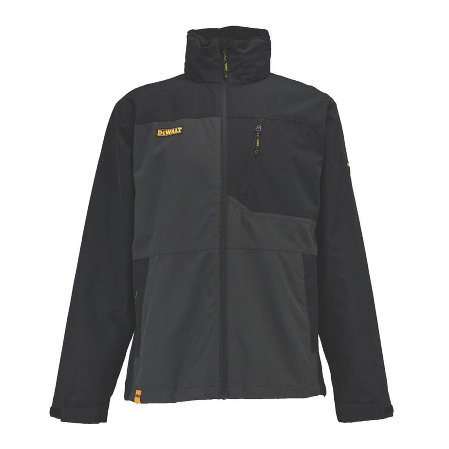 DeWalt Mens Work Jacket Black Waterproof Breathable X Large Size 45-47" Chest - Image 1