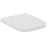 Toilet Seat And Cover White Soft Close Quick Release Duraplast Square Bathroom - Image 1