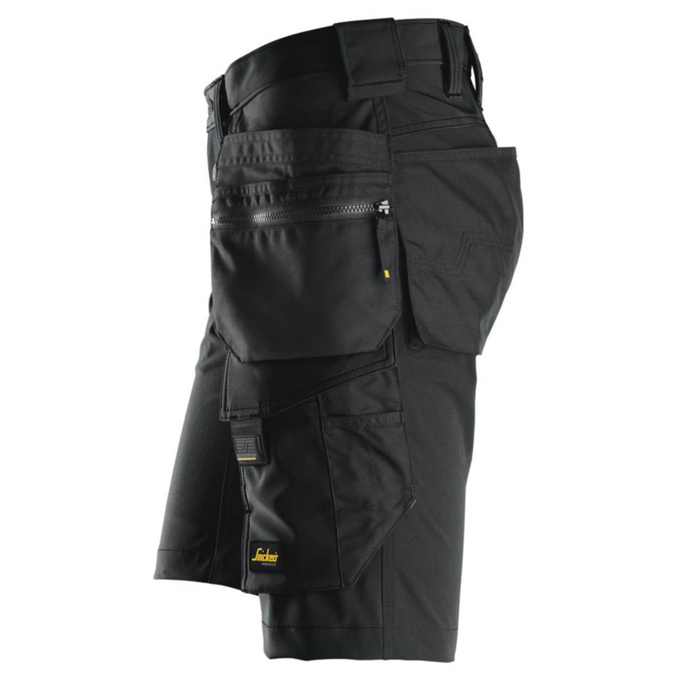 Snickers Work Shorts 6175 Mens Black Windproof Stretch Multi Pockets Cargo 31W - Image 5