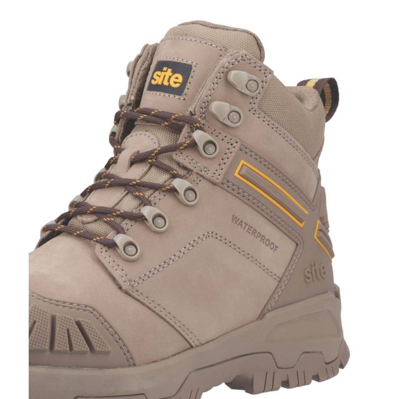 Site Safety Boots Mens Standard Fit Stone Waterproof Steel Toe Shoes Size 11 - Image 5