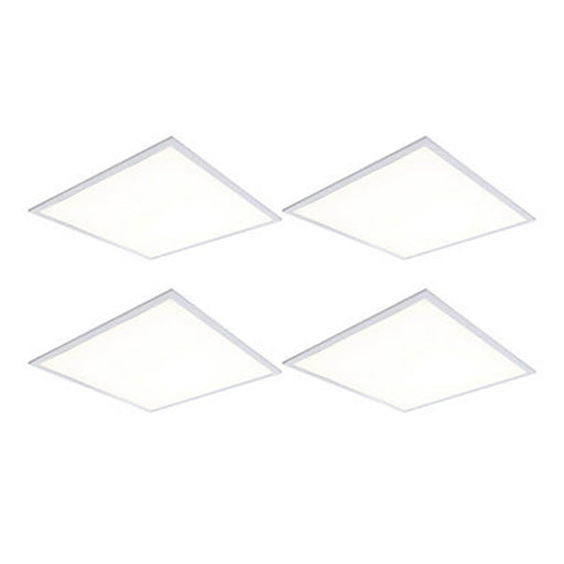 LED Backlit Ceiling Panels Lights Daylight 3300lm Indoor Square 33W Pack Of 4 - Image 1