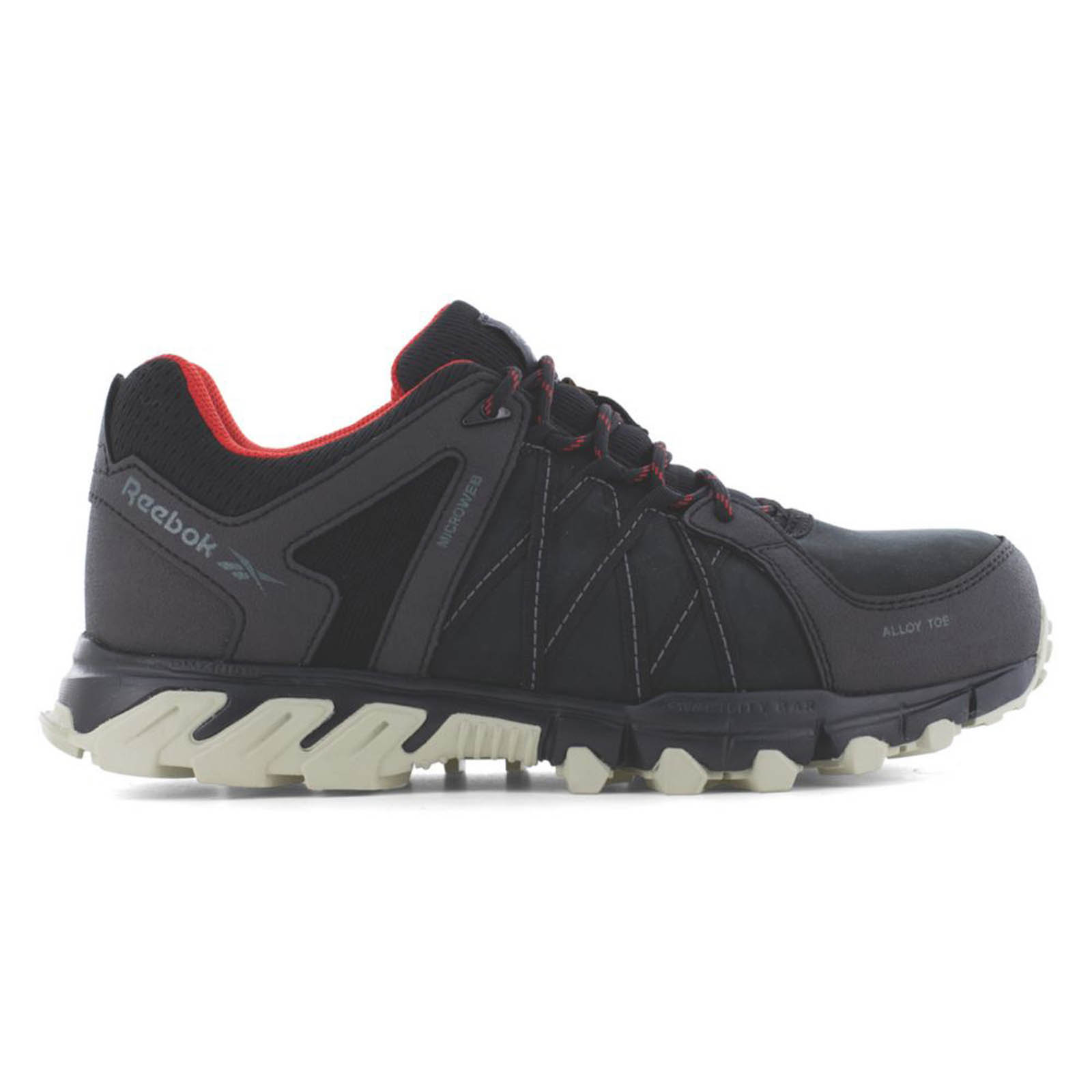 Reebok Safety Trainers TrailGrip Black Water-Resistant Size 8 - Image 2