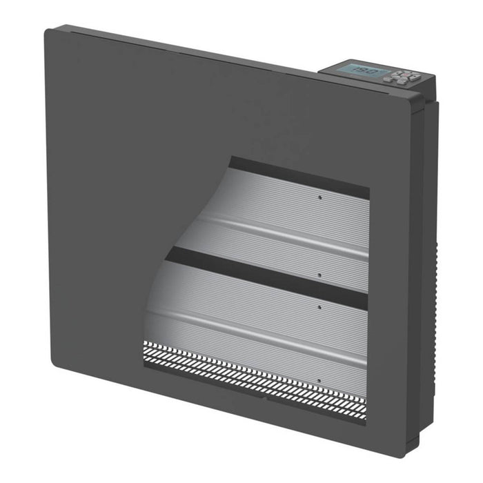 Blyss Radiant Panel Heater 1000W Electric Dark Grey Programmable 450mm x 540mm - Image 3