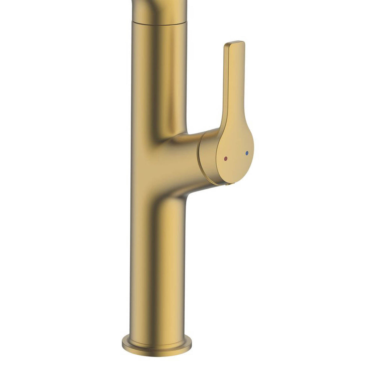 Swirl Kitchen Sink Tap Mixer Brass Effect Pull Out Single Lever Modern Faucet - Image 5