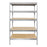 Shelving Unit 5 Tier Heavy Duty Galvanised Steel Garage Racking Storage Shelves - Image 3