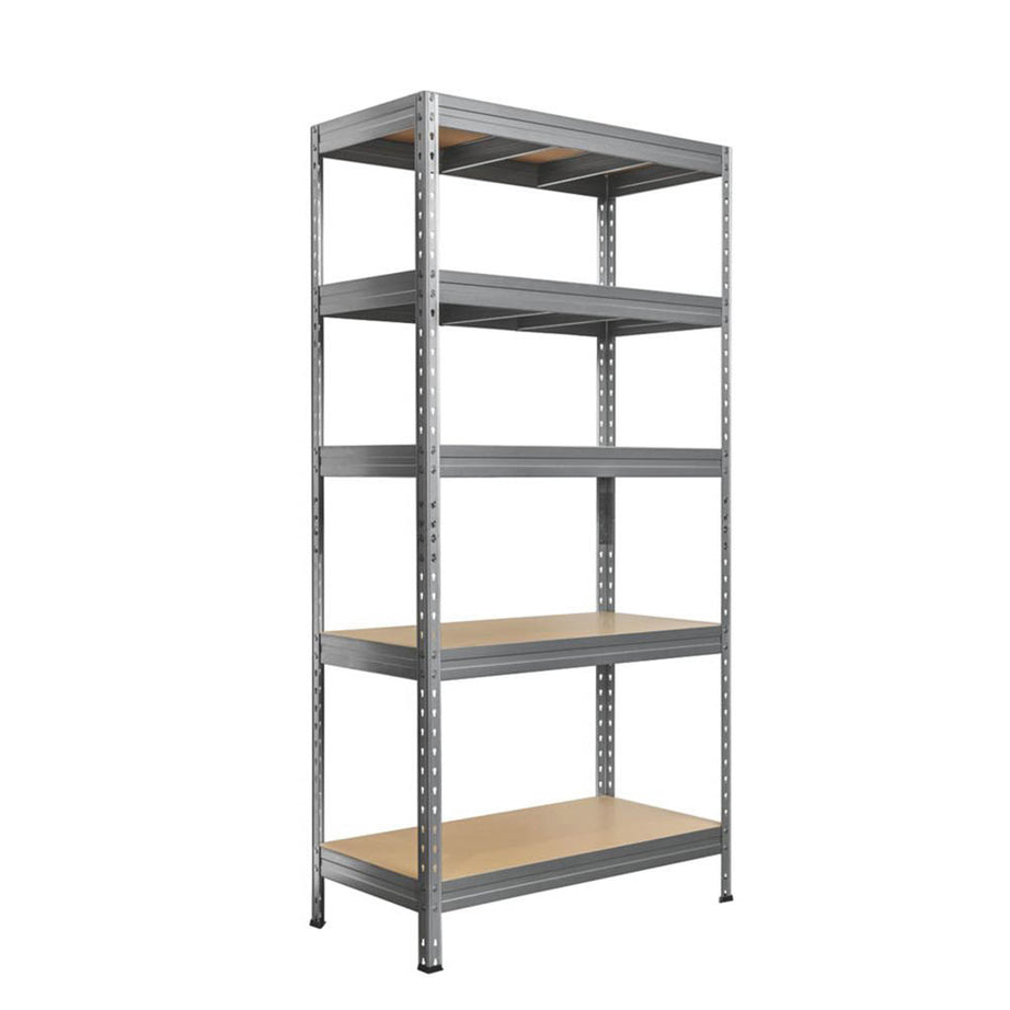 Shelving Unit 5 Tier Steel Storage Adjustable Shelf Home Garage Heavy Duty H1.8m - Image 1