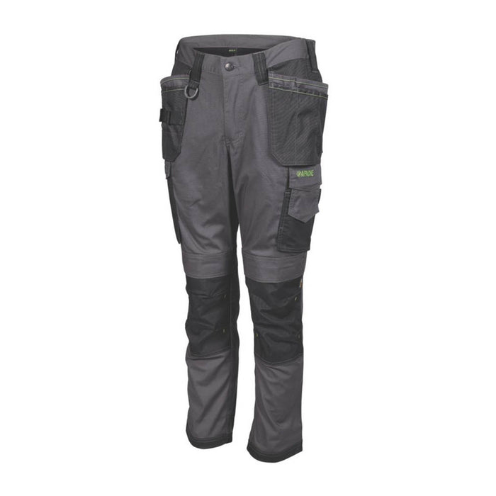 Apache Sudbury Work Trousers Grey/Black 32" W 33" L - Image 2