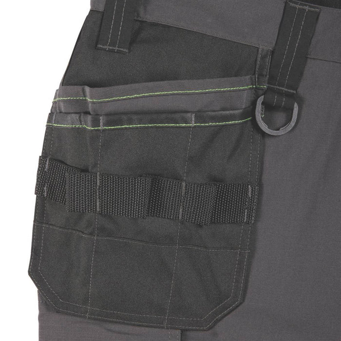 Apache Sudbury Work Trousers Grey/Black 32" W 33" L - Image 3