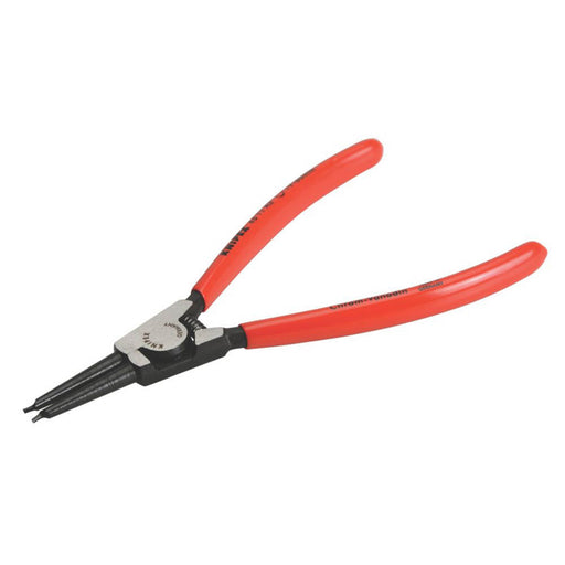 Knipex Pliers External Circlip Chrome Vanadium Steel Slim Non-Slip Tips 180mm - Image 1