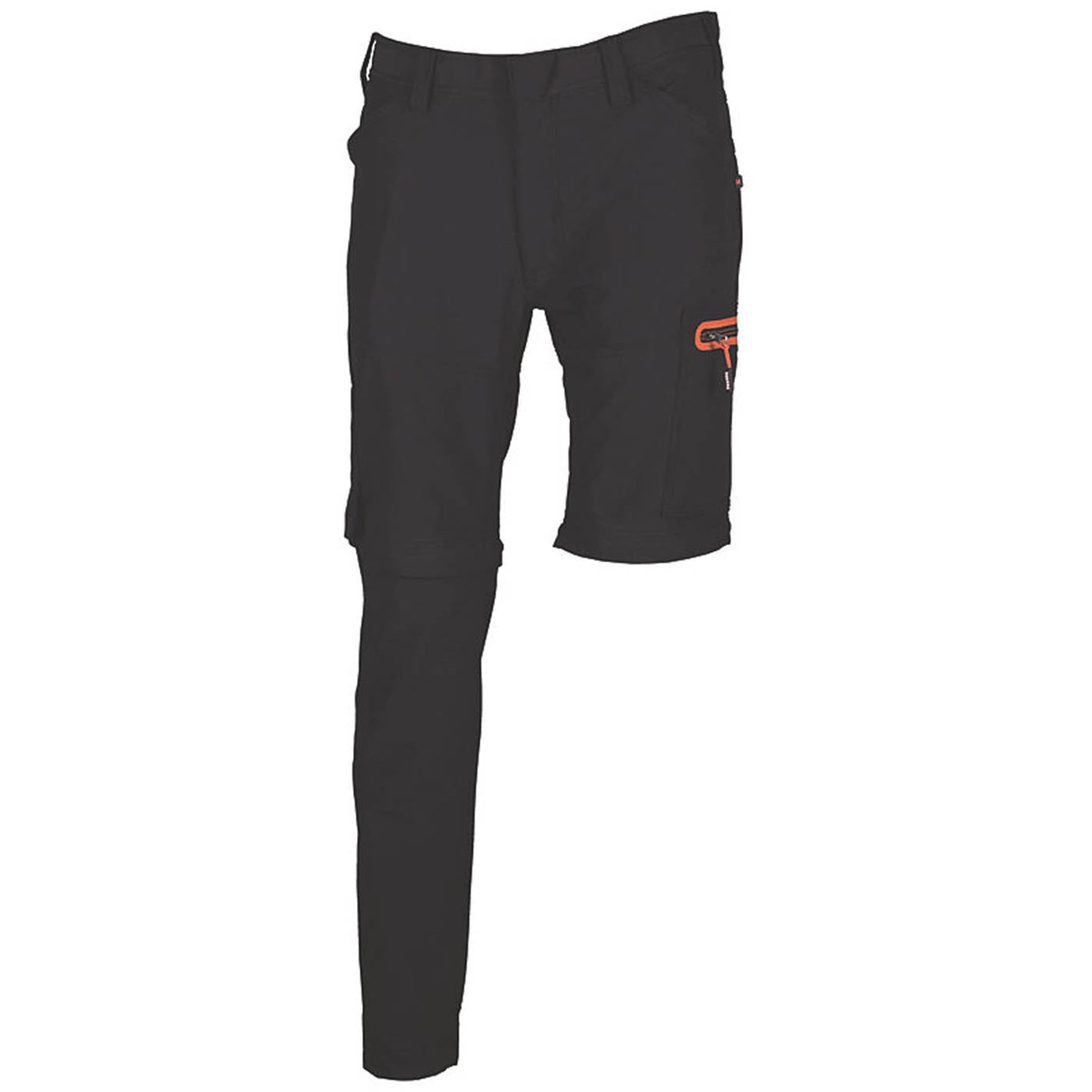 Herock Mens Trousers 5 Pockets Black Zip Off Leg Breathable 30" W 32" L - Image 3