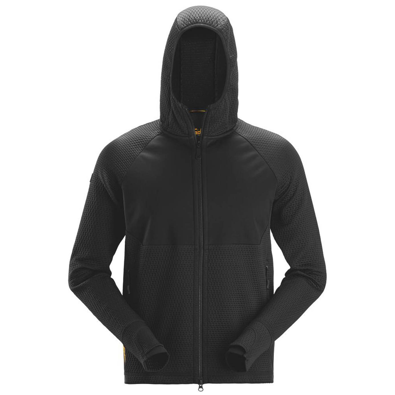 Snickers 8405 - FlexiWork  Full-Zip Midlayer Hoodie Black 2X Large 52" Chest - Image 1
