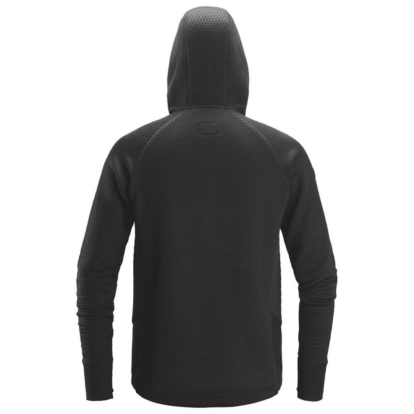 Snickers 8405 - FlexiWork  Full-Zip Midlayer Hoodie Black 2X Large 52" Chest - Image 2