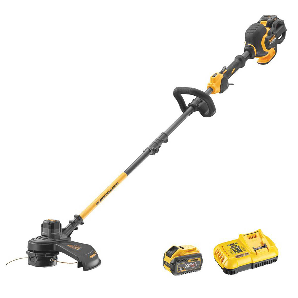 DEWALT String Trimmer Cordless DCM5713X1-GB 54V 1 x 9.0Ah Li-Ion XR FlexVolt - Image 1