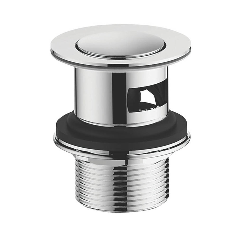 Bathroom Basin Tap Mono Mixer Single Lever Chrome Waterfall Waste Cloakroom - Image 2
