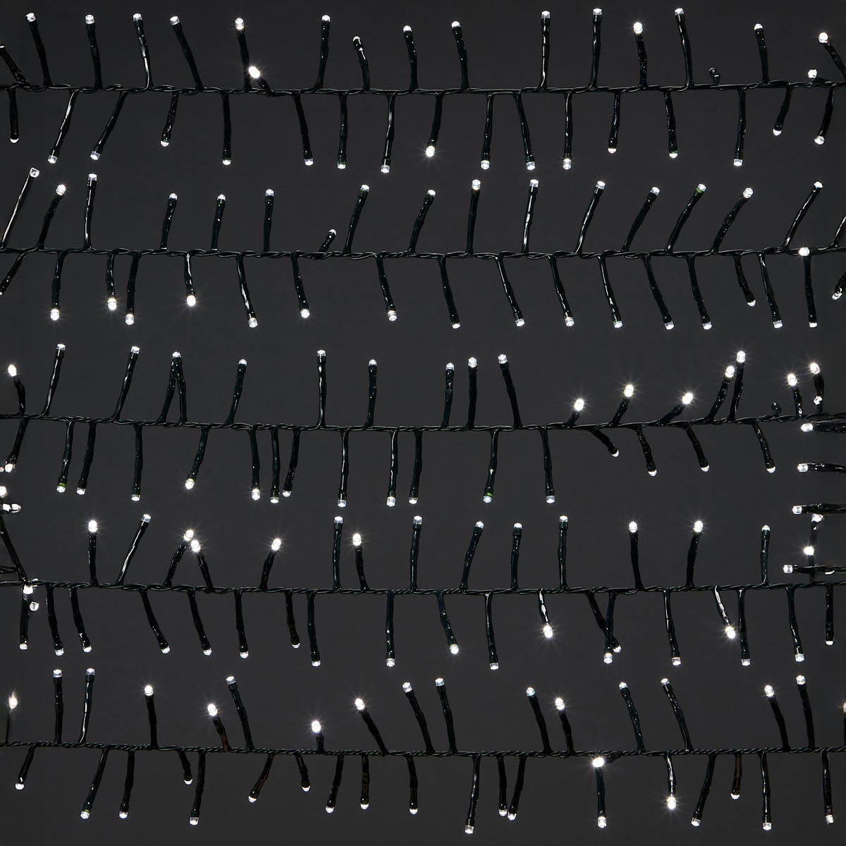 001 Christmas String Lights LED Indoor  Ice White Cluster Fairy Timer 25m - Image 3