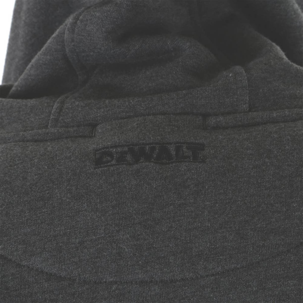 DeWalt Work Hoodie Mens Grey Breathable Kangaroo Pocket Large 42-44" Chest - Image 4
