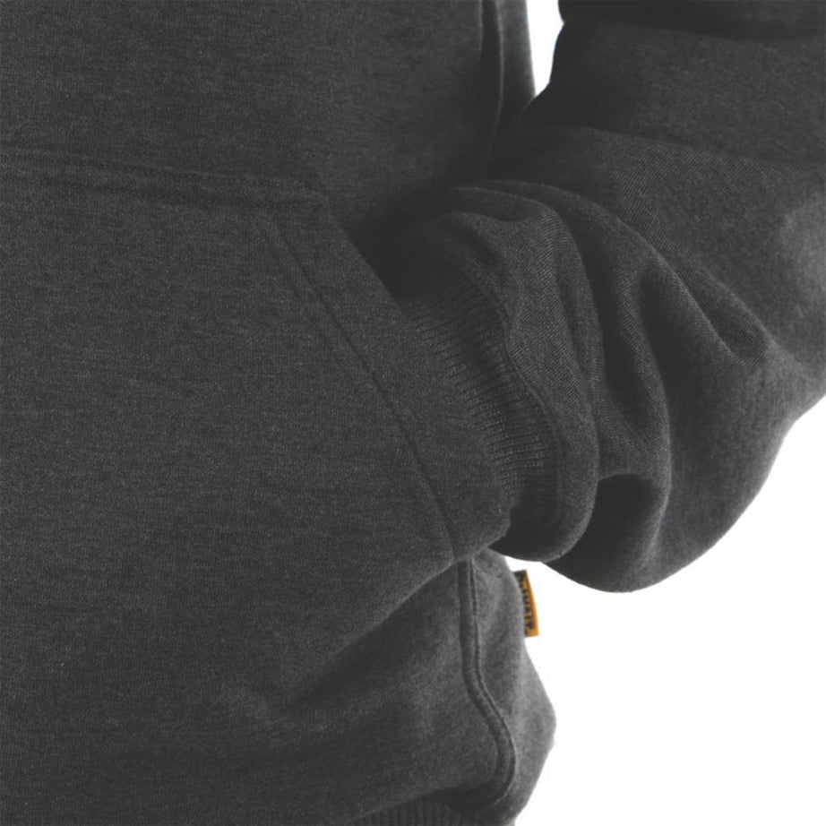 DeWalt Work Hoodie Mens Grey Breathable Kangaroo Pocket Large 42-44" Chest - Image 5