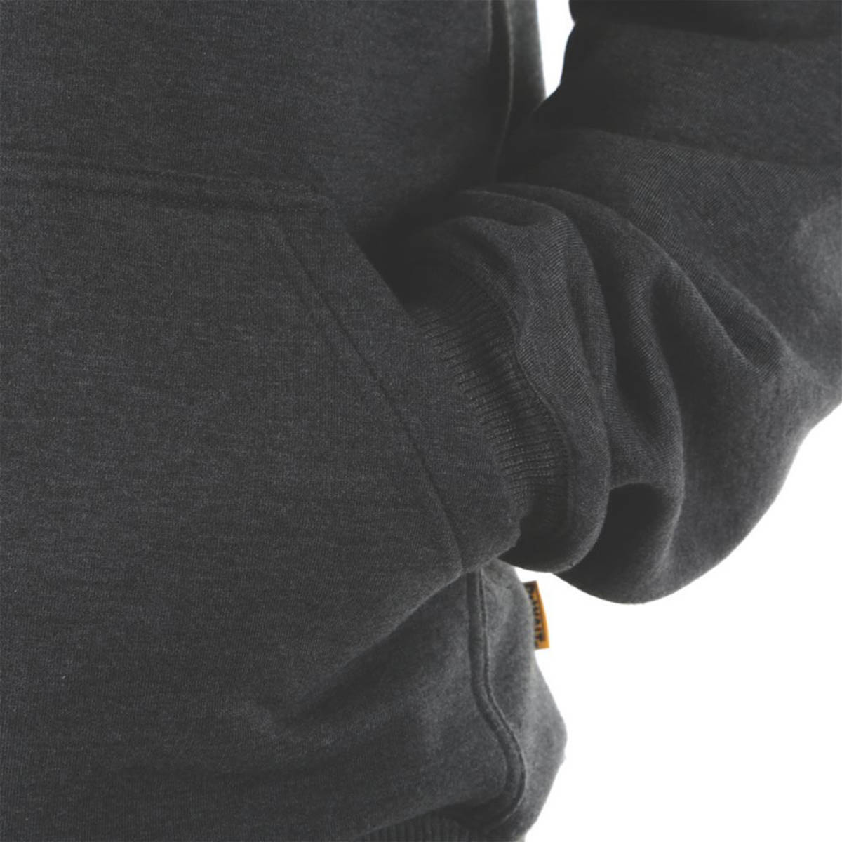 DeWalt Work Hoodie Mens Grey Breathable Kangaroo Pocket Large 42-44" Chest - Image 5