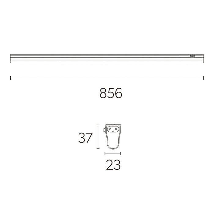 LED Link Light CCT Indoor Surface-Mounted Variable White 856mm 1400lm - Image 4