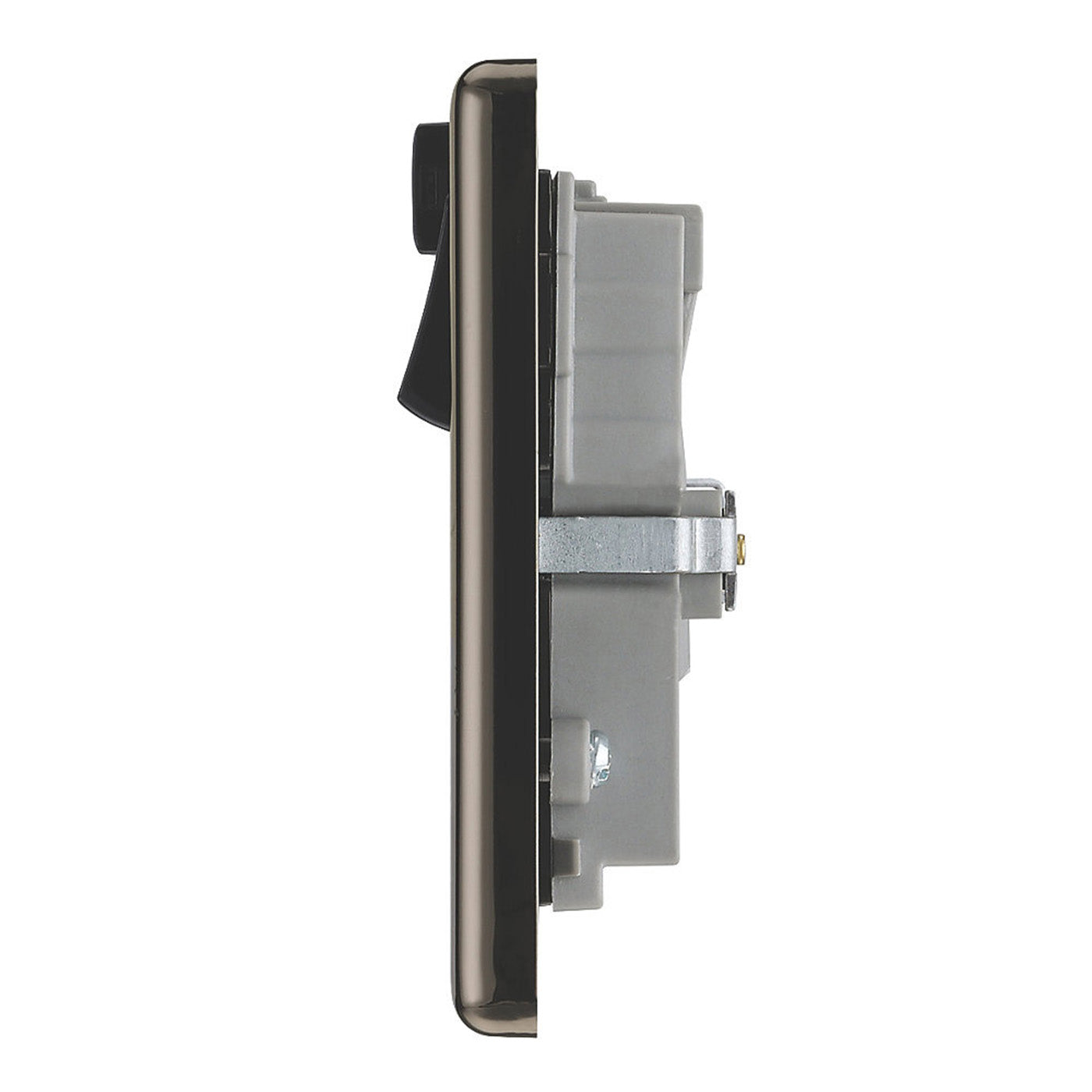 LAP Extender Socket Wi-Fi 13A 2-Gang 2.1A 2.4GHz USB Charger Type A Black Nickel - Image 3