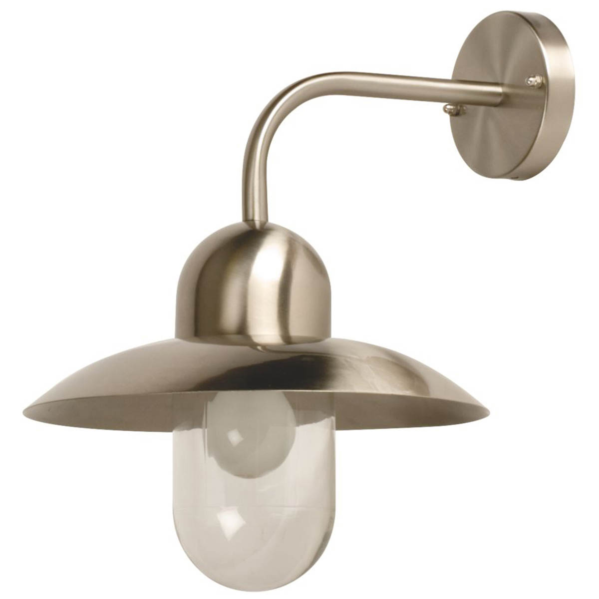 Outdoor Wall Light Circular Hanging Stainless Steel Dimmable Vintage Retro - Image 2