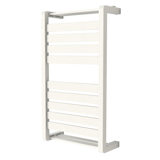 GoodHome Towel Warmer Water 700 X 400mm Vertical Wall-Mounted White 1174BTU - Image 1