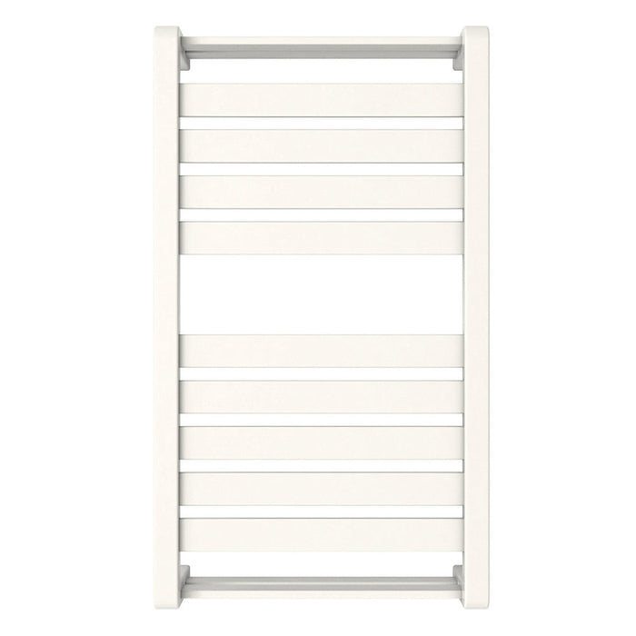 GoodHome Towel Warmer Water 700 X 400mm Vertical Wall-Mounted White 1174BTU - Image 2