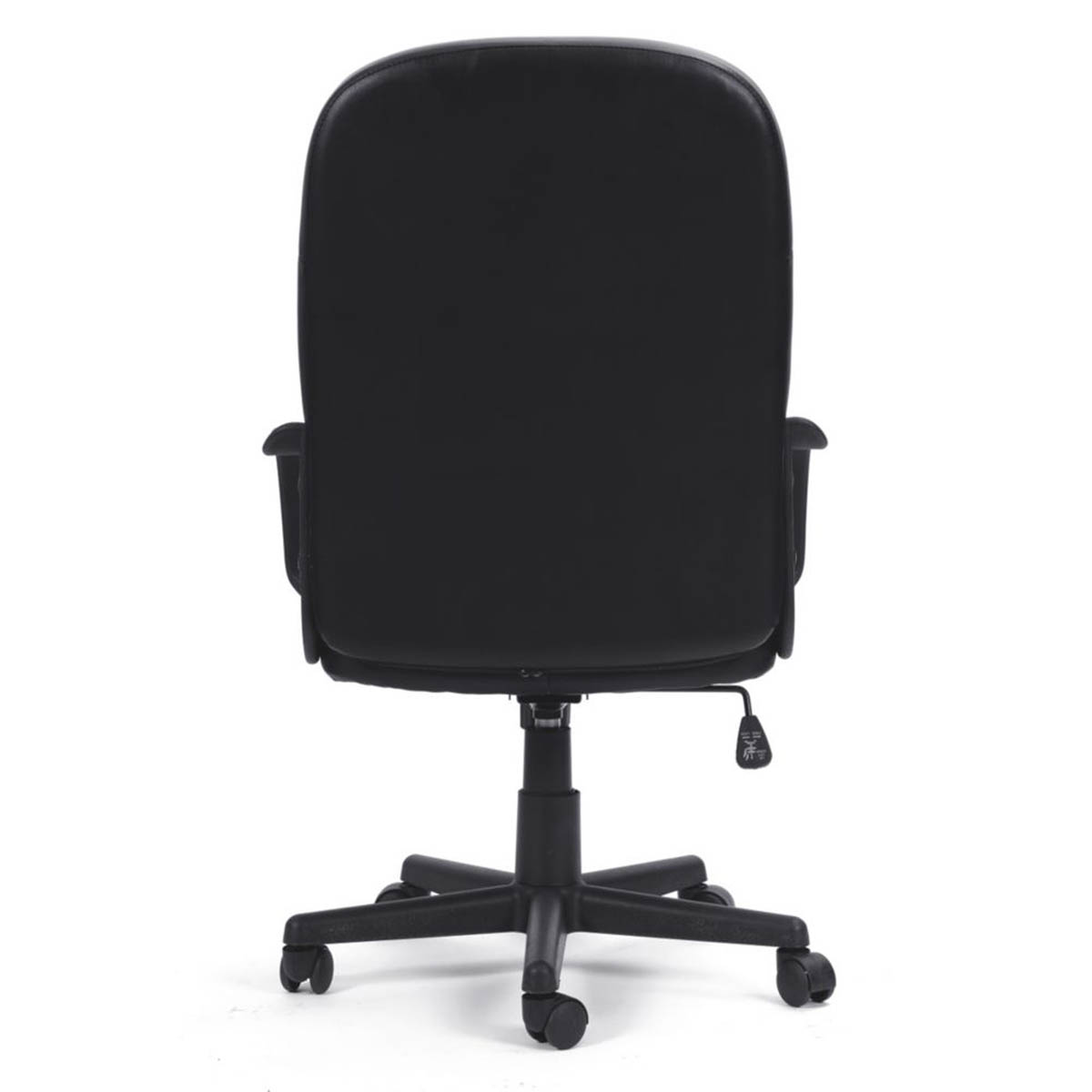 Manager Office Chair Black High Back Leather Adjustable Swivel Comfortable - Image 3