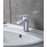 Basin Mono Mixer Tap Bathroom With Clicker Waste Chrome Contemporary Design - Image 3