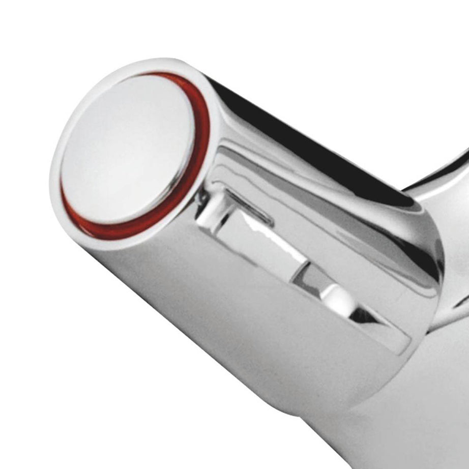 Bristan Basin Mixer Tap Mono Single Lever Chrome With Pop-Up Waste 125mm - Image 2