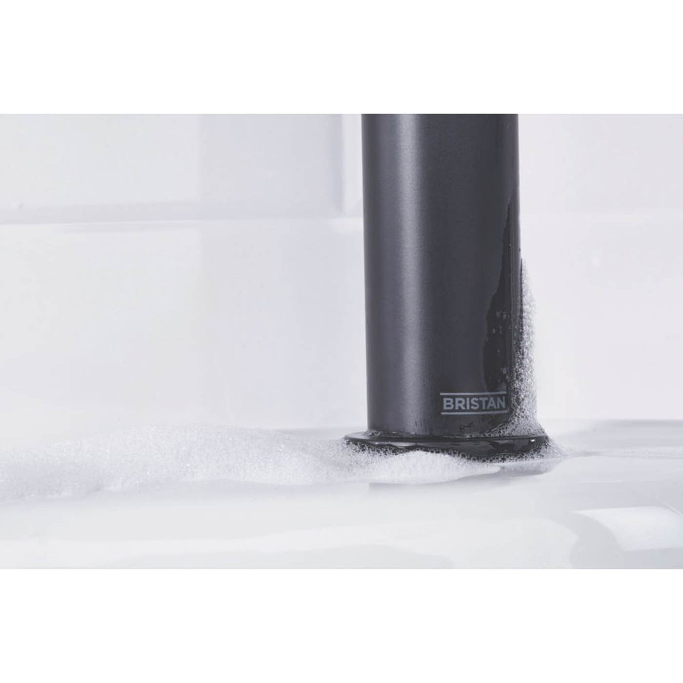 Bristan Basin Mixer Tap Mono Matt Black Single Lever With Clicker Waste 149mm - Image 6