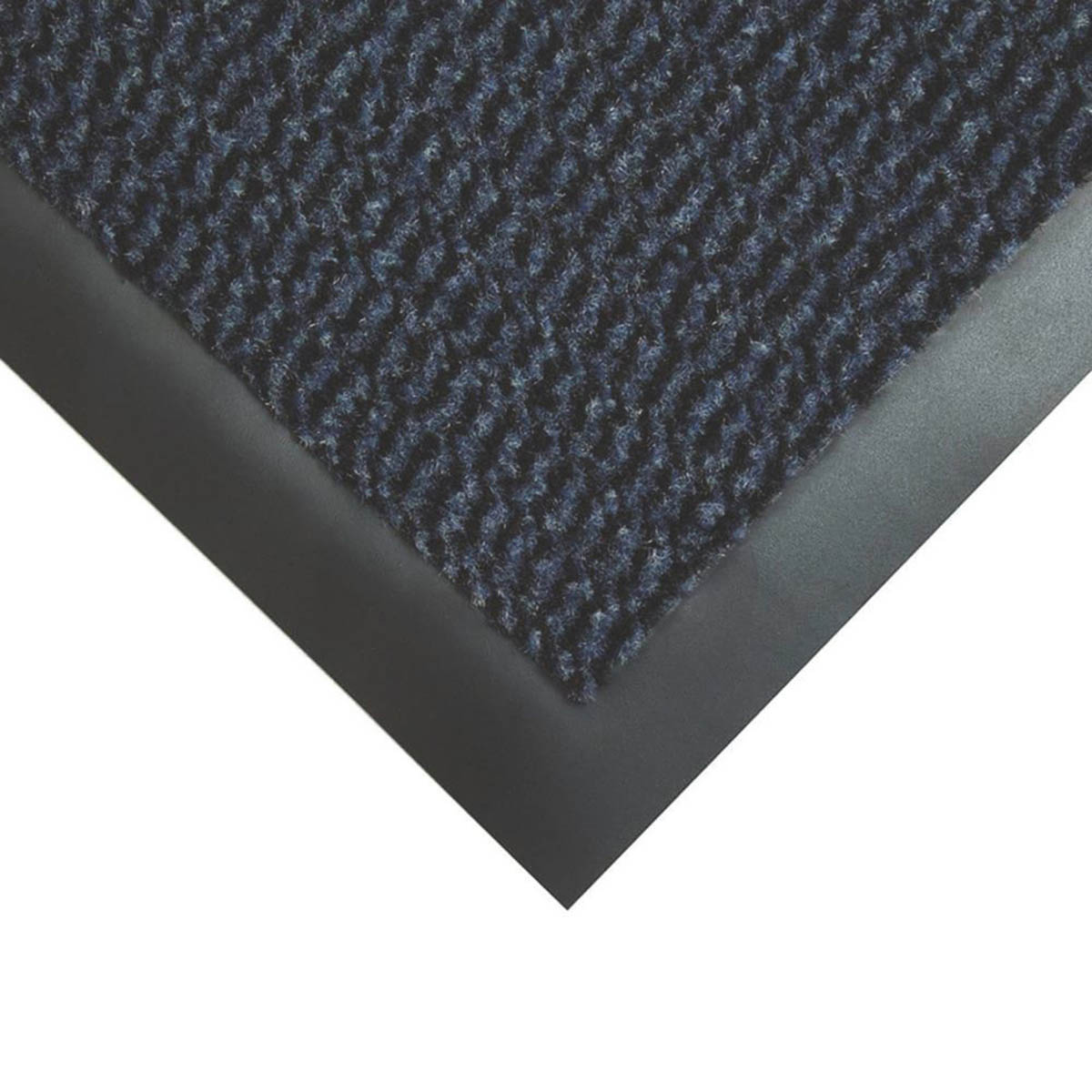 COBA Europe Entrance Mat Plush Rubber Black Blue Slip Stain Resistant 0.9 x 0.6m - Image 2