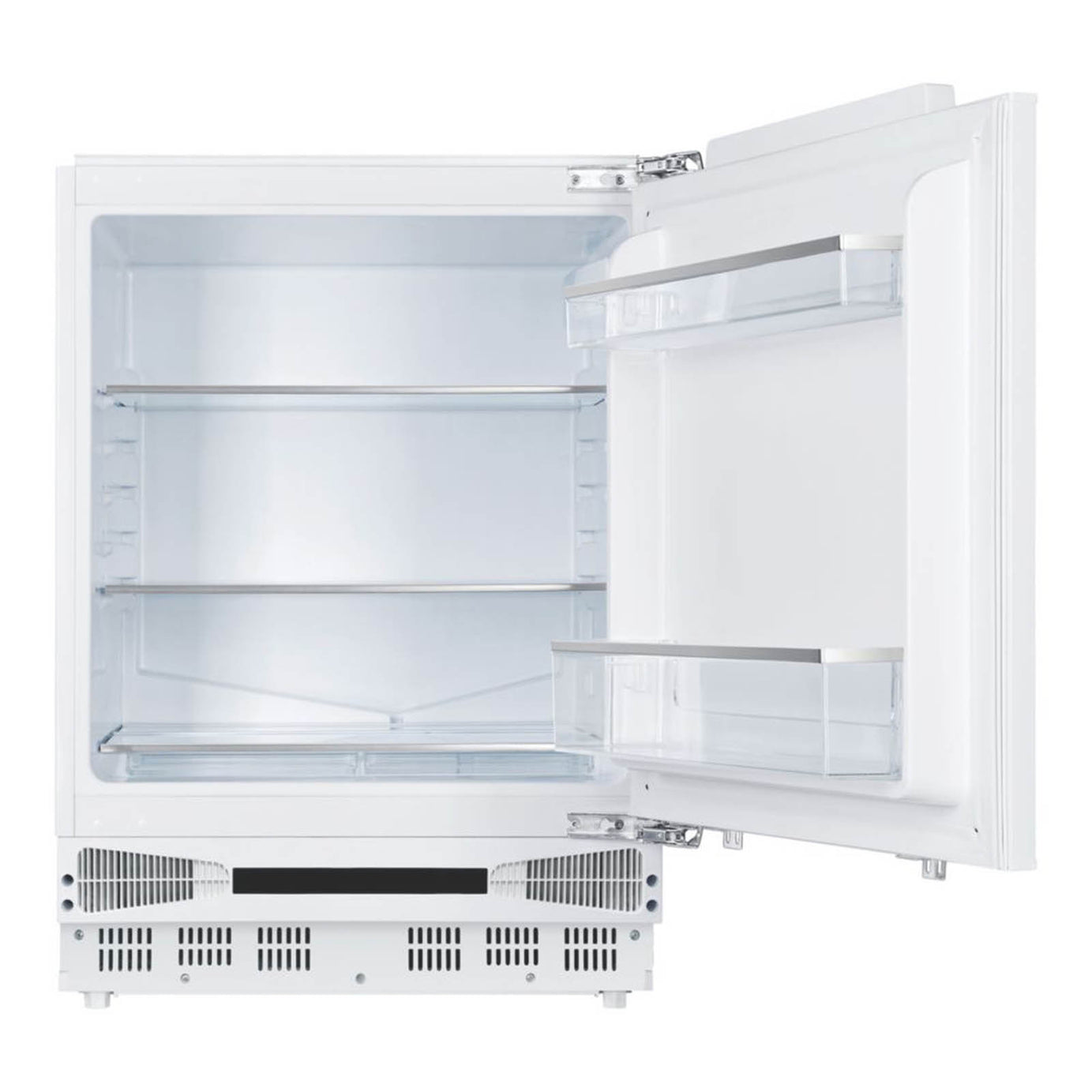 Cooke and Lewis Fridge 60cm Integrated White 135L Automatic Defrost Compact - Image 1