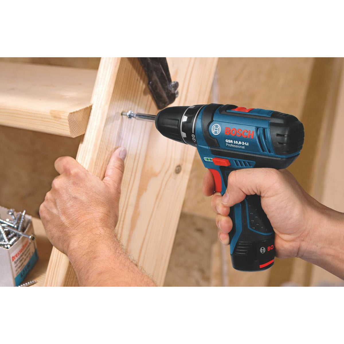 Bosch GSR12V-15 12V 2 x 2.0Ah Li-Ion Coolpack  Cordless Drill Driver - Image 5