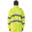 Hi-Vis Jacket Yellow Reflective Safety Mens Waterproof Zip Small 37.5" Chest - Image 4