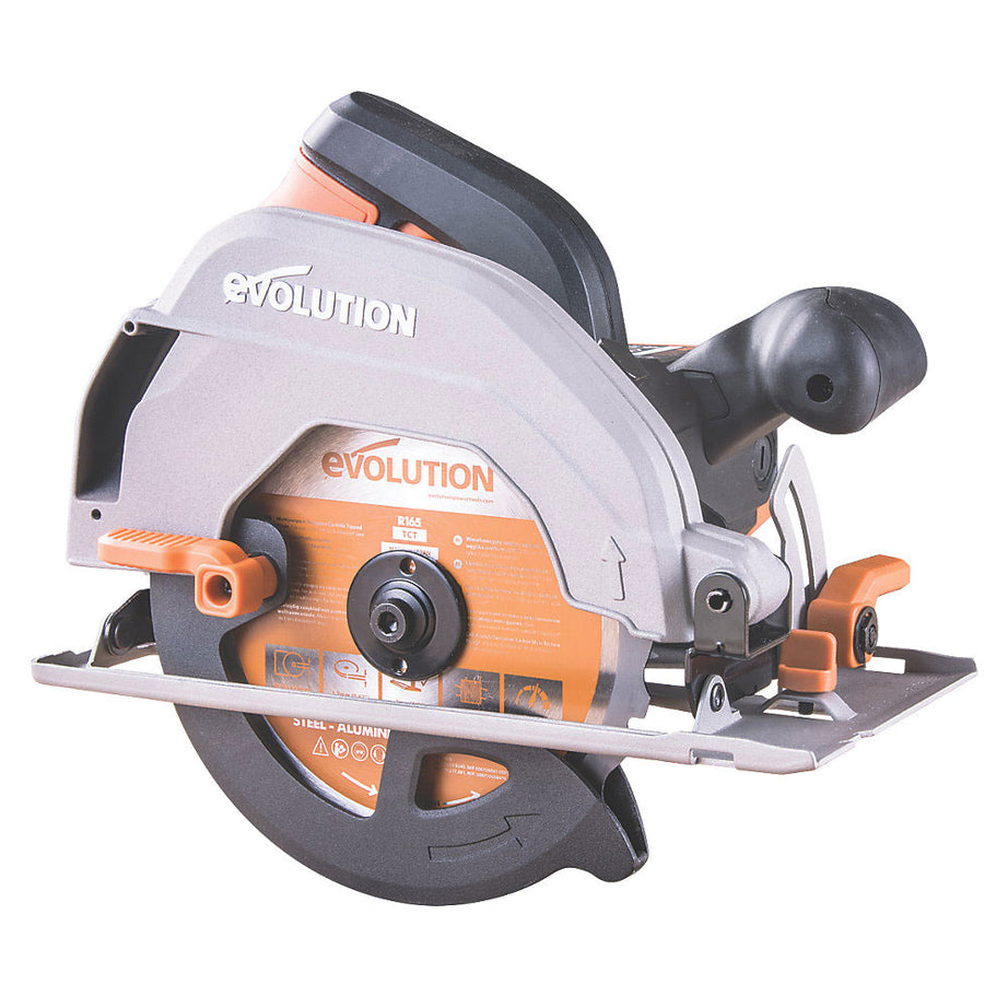 Evolution Circular Saw Electric R165CCSL Heavy Duty 165mm Multi Material 1200W - Image 1