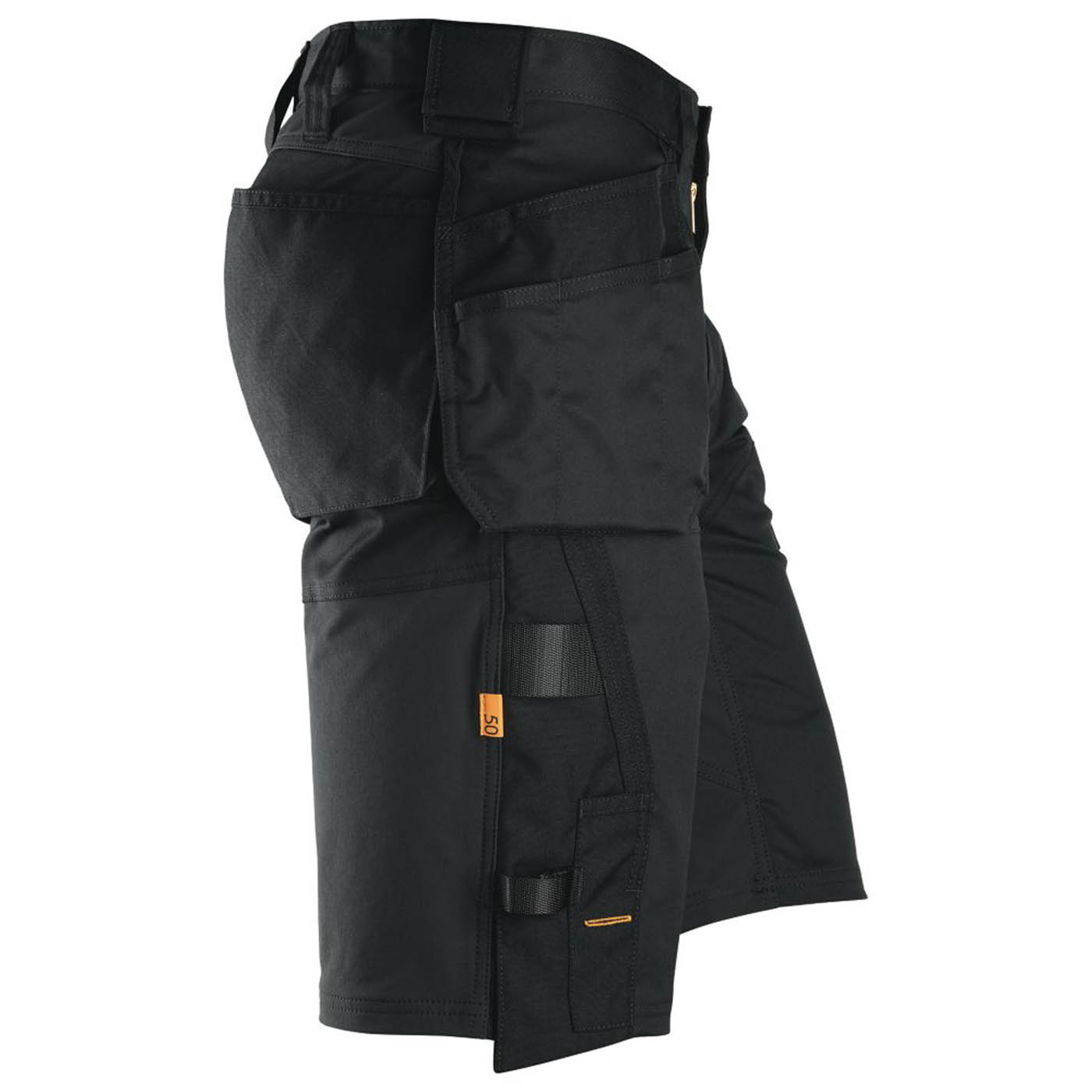 Snickers Work Shorts Mens Loose Fit Black Stretch Breathable Multi Pockets 41W - Image 3