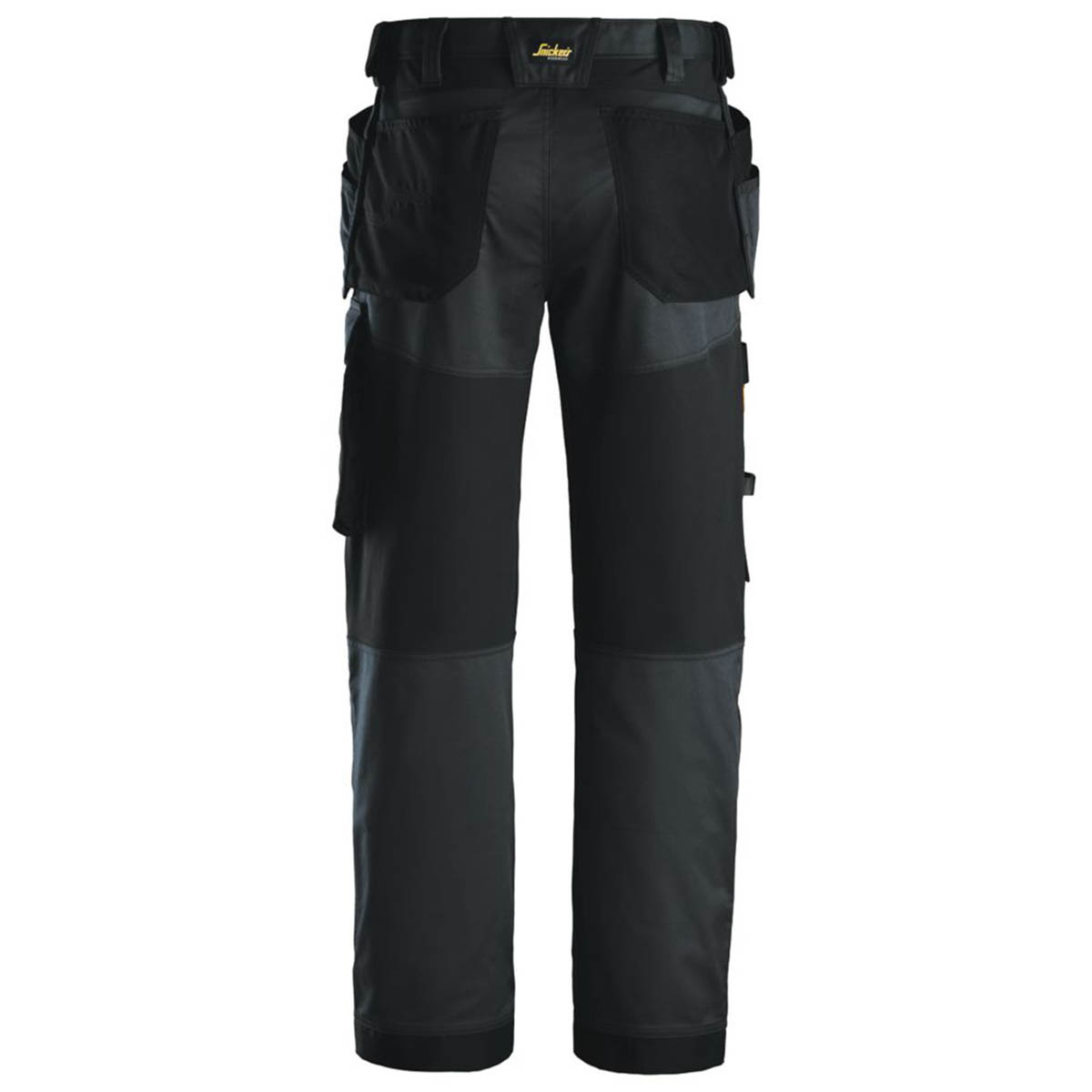 Snickers Mens Work Trousers 6251 Stretch Black Relaxed Multi Pockets 33" W 32" L - Image 3