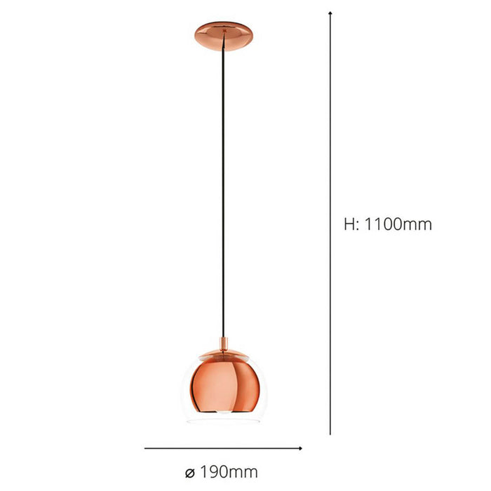 Pendant Ceiling Light Copper Retro Style Adjustable Drop Kitchen Dining Room - Image 4