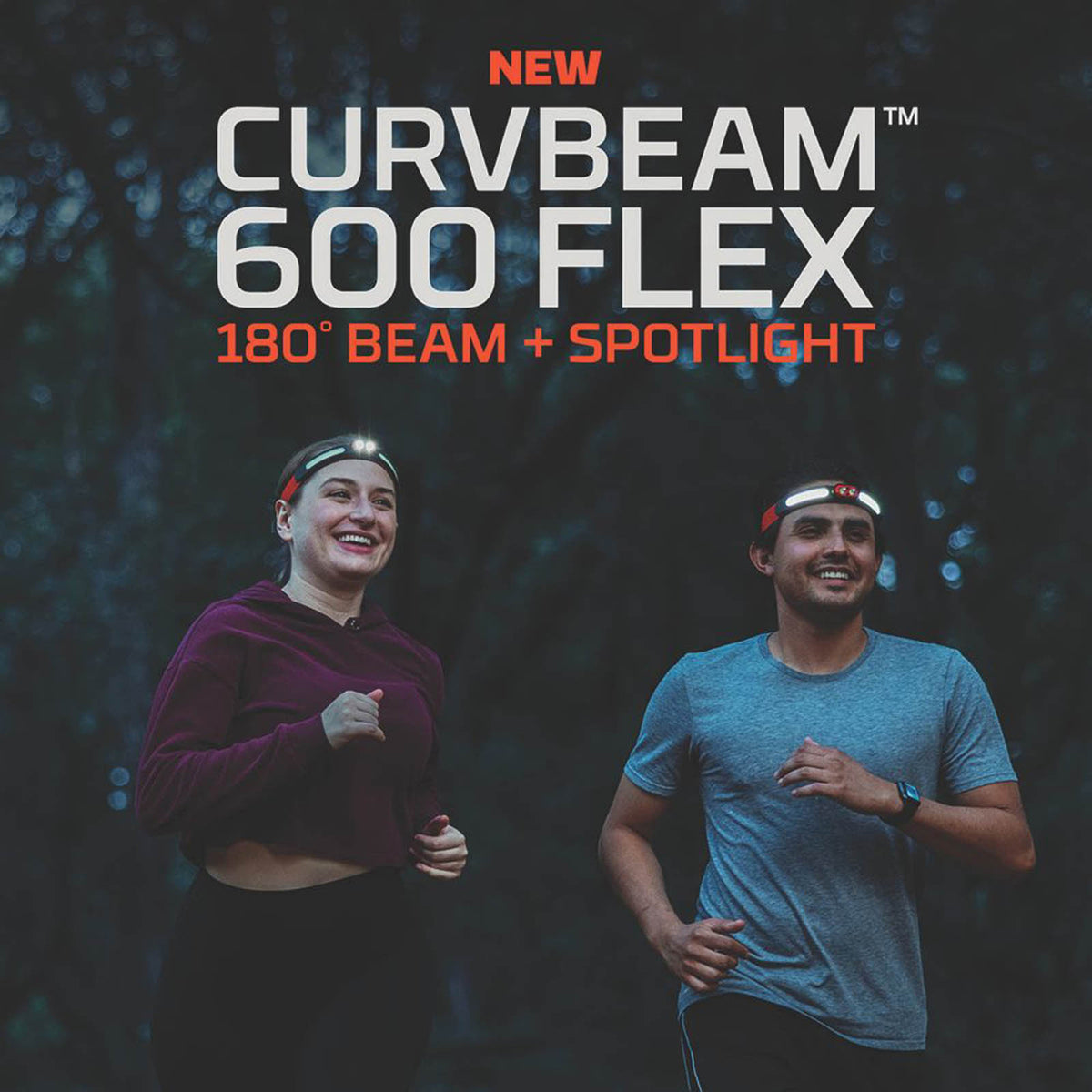 Nebo CurvBeam 600 Flex Rechargeable LED Headlamp Black 600lm - Image 3