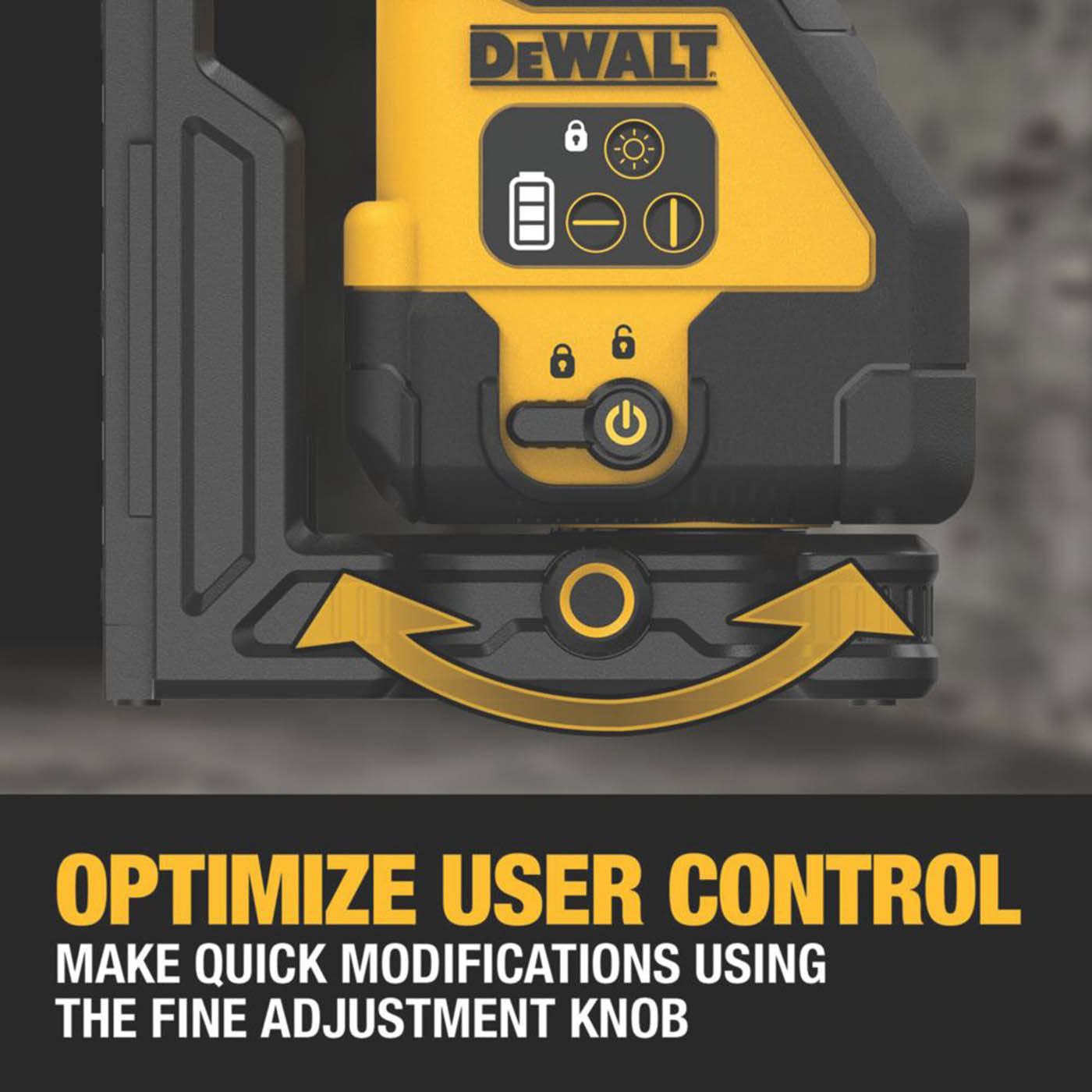 DEWALT DCLE14201RB-XJ Red Self-Levelling Cross-Line USB Laser - Image 5