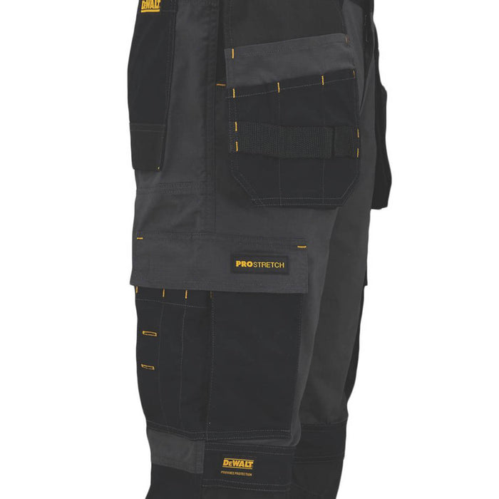 DeWalt Work Trousers Mens Slim Fit Black Breathable Multi Pockets 32"W 31"L - Image 4