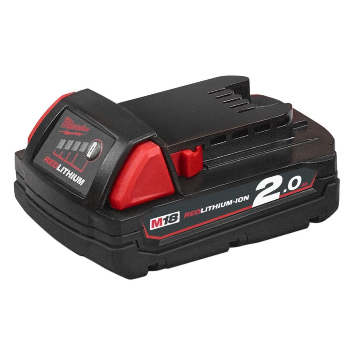 Milwaukee Battery 2.0Ah Fuel Red Lithium Ion M18B2 18V M18 - Image 2